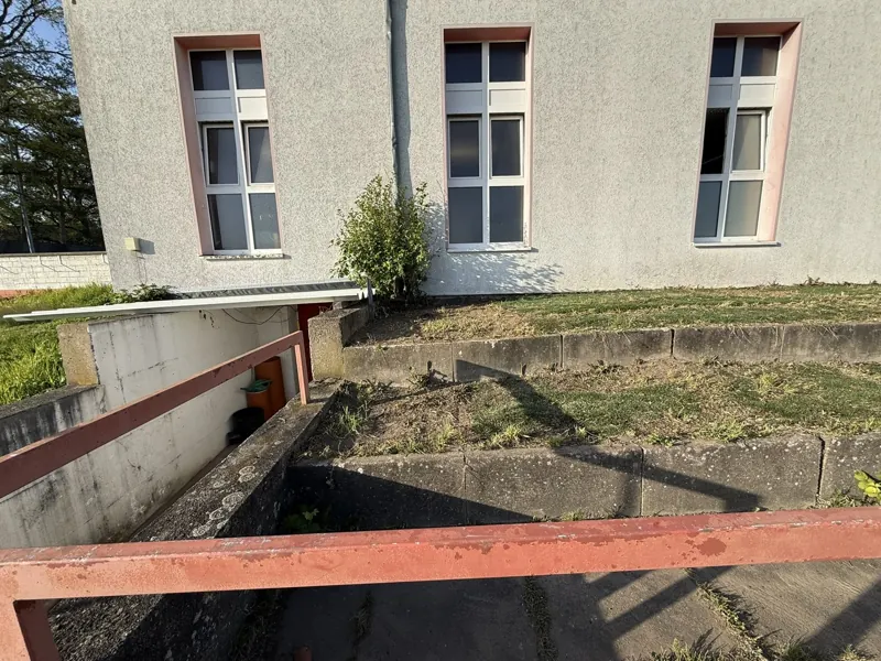 Freigelegte Stufen im Verlauf der Arbeiten